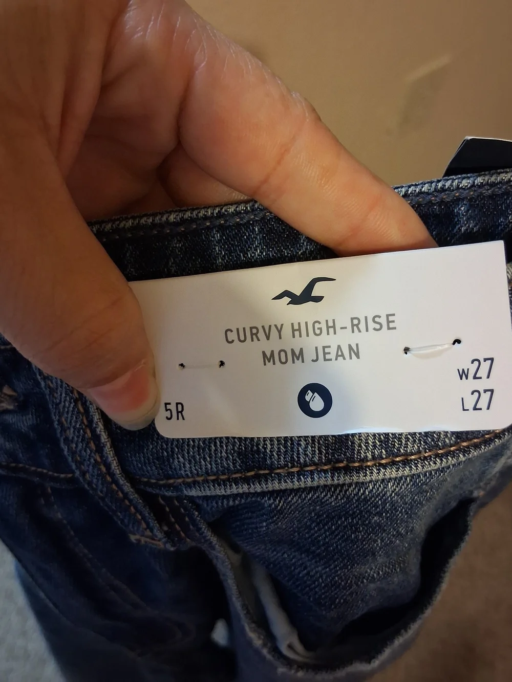 Women's Distressed Blue Jeans